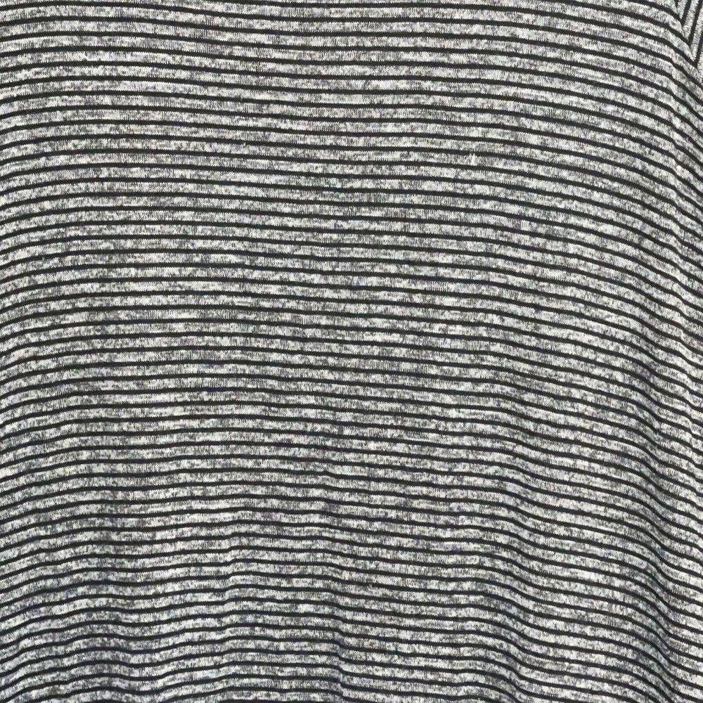 Rue+ Women Swing Dress 4X Striped Black White Short Sleeve Shark Bite Stretch US - Picture 8 of 9